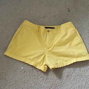 Yellow Boy's Polo Shorts In Shade "Beach Yellow"